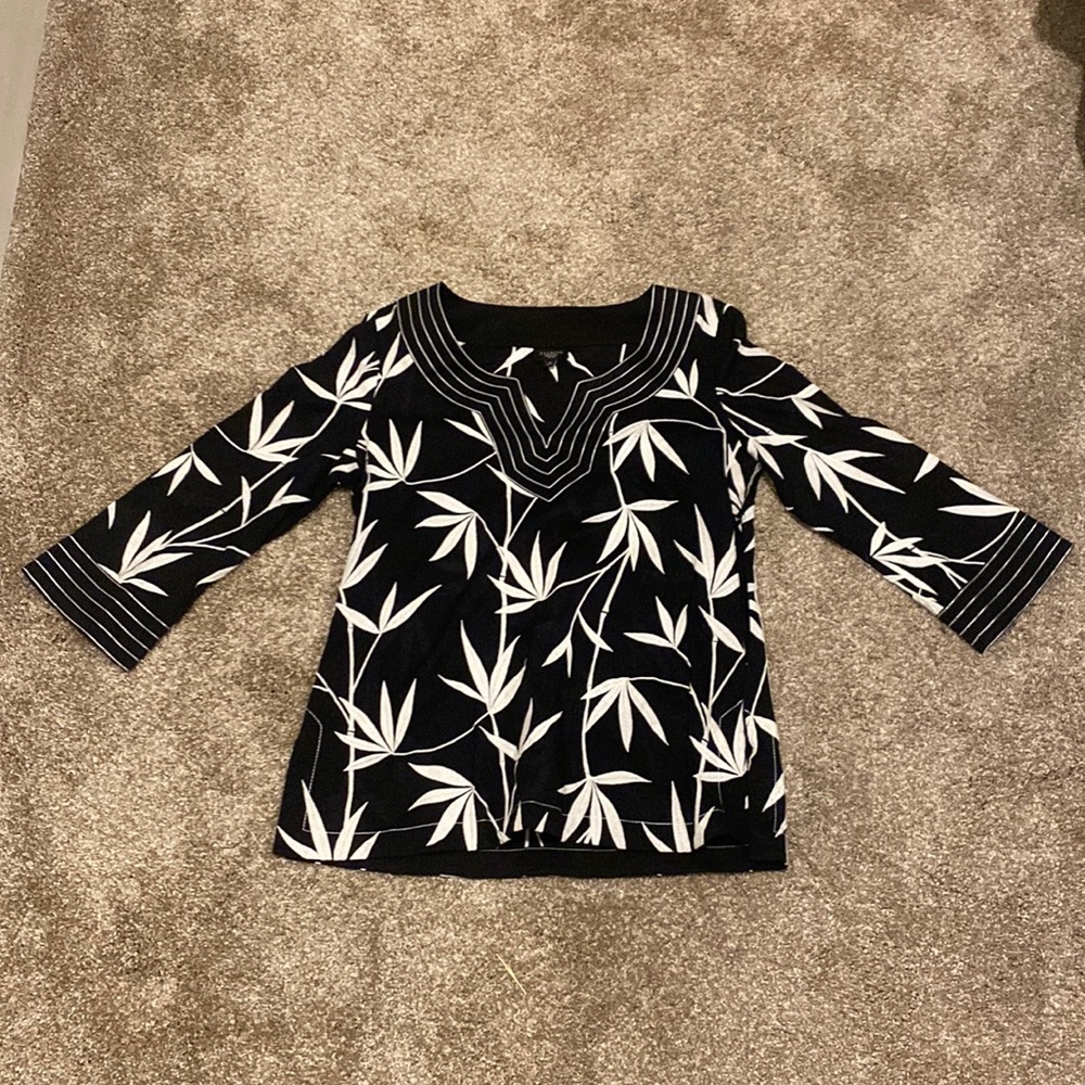Talbot’s Petites Floral Shirt (8P)